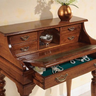 Scrittoio con gamba tornita immagine 2