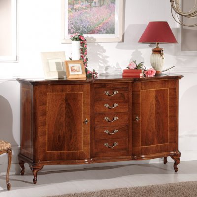 Credenza 2 porte e 5 cassetti immagine 1