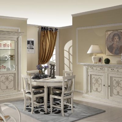 Sala completa laccata decorata immagine 1