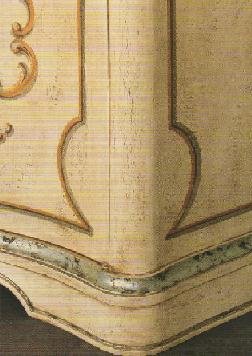 Credenza laccata 2 porte e 5 cassetti immagine 3