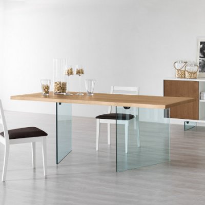 Tavolo bordo naturale immagine 1