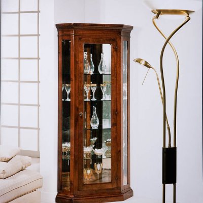 Vetrina 1 porta ad angolo immagine 1