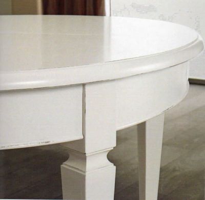 Tavolo ovale allungabile laccato immagine 3