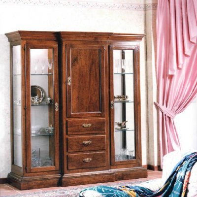 Vetrina 3 porte e 3 cassetti immagine 1