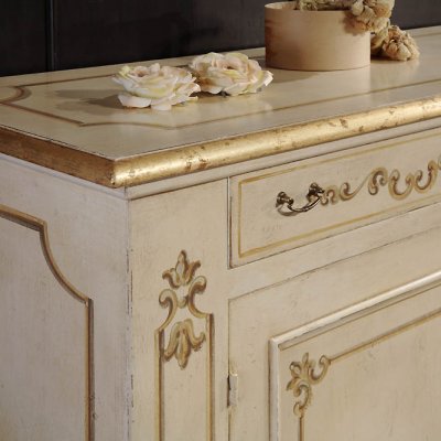 Credenza laccata 2 porte e 2 cassetti immagine 2