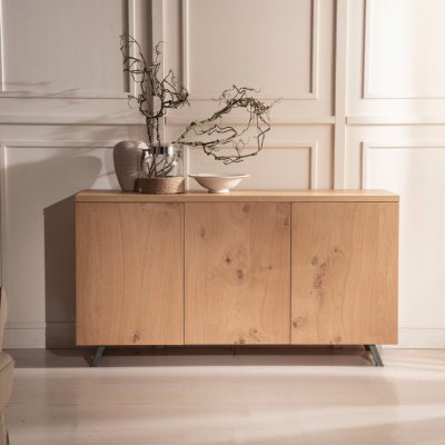 Credenza 3p. in rovere nodato immagine 2